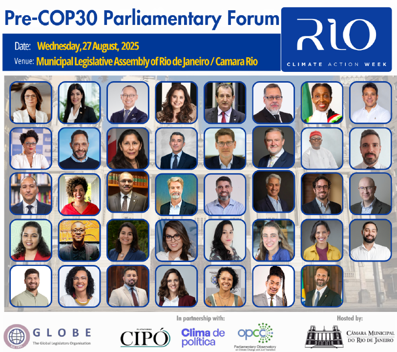 Pre-COP Parliamentary Forum Speakers Composite Image